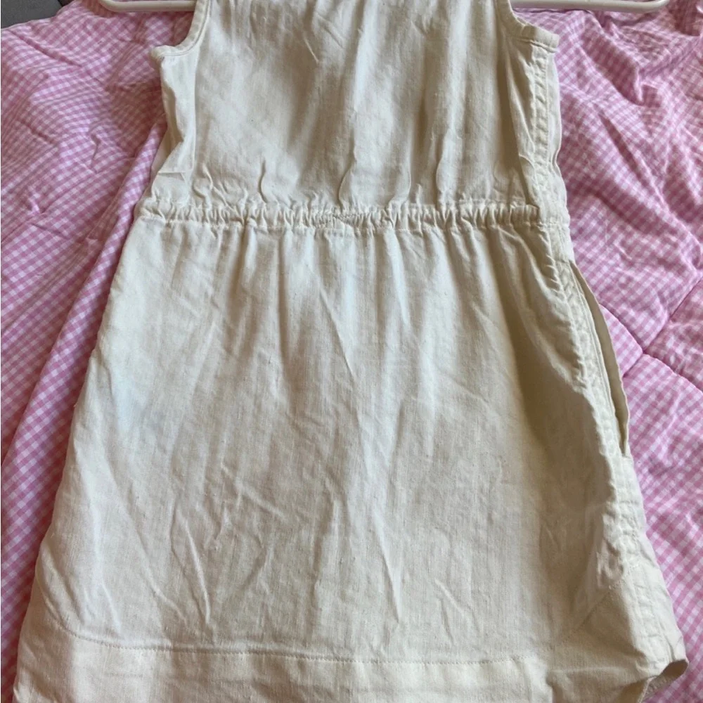 Burberry jumper romper dress ivory 6Y‎ authentic